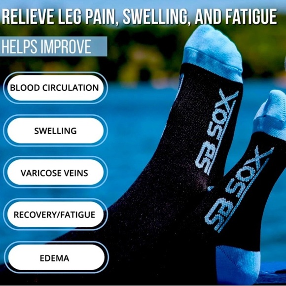 Compression Socks Women Pink Large Pregnancy Blood Circulation Swelling NEW - Picture 2 of 10